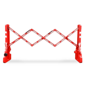Red Accordion Gate