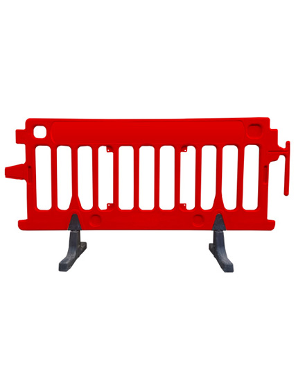 Red Plastic Heavy Duty Barricade