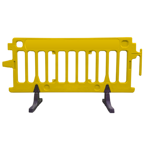 CrowdPro Plastic Barricade Yellow
