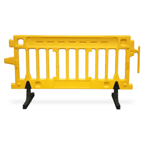 Yellow Plastic Barricade