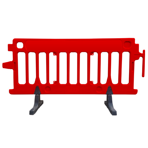 Picture of a plastic barricade showing what is a barricade?