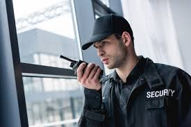 picture of a security guard around the perimeter for ensuring compliance with safety regulations