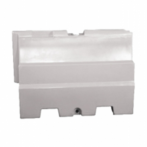 32x48 Plastic Jersey Barrier Safety White