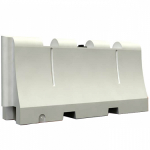 White Jersey Barrier 32x70